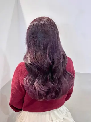 ロング カラー 𝒎𝒐𝒆🩰 名駅/ヘアメ/暖色♡のヘアスタイル