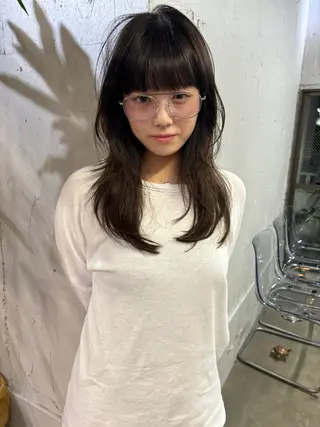 セミロング 似合わせレイヤーカ ット ʚɞ riiのヘアスタイル