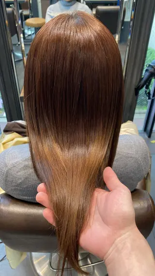 セミロング カラー MINX似合わせボブ 髪質改善/岩城槙乃介のヘアスタイル