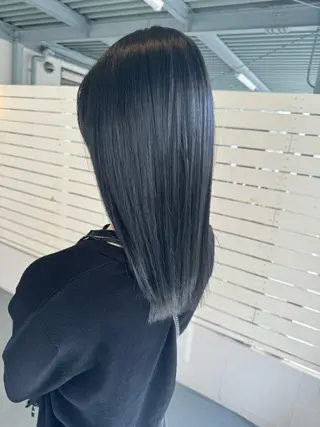 ミディアム カラー カラー特化型美容師 保住のヘアスタイル