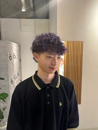 ショート カラー パーマ メンズ メンズ＆スパ特化 takumiのヘアスタイル