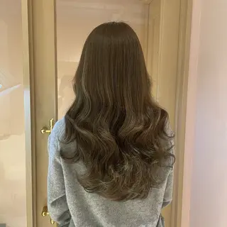 ロング youres hair 日吉所属・マホ ꕀワンホンꕀガーリーのヘアスタイル