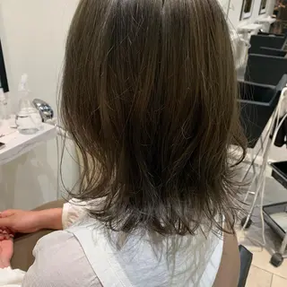ミディアム カラー 💎K-two名古屋 安田ちづる💎のヘアスタイル