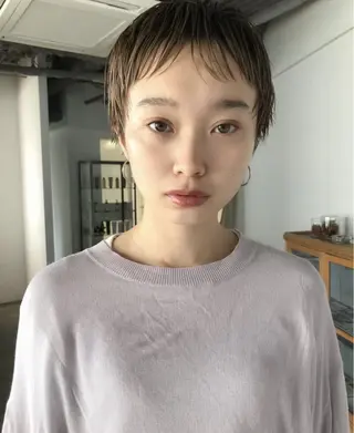 ショート カサイ シオンのヘアスタイル