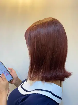 カラー Lamana所属・透明感カラー/ 加瀬たまものヘアスタイル