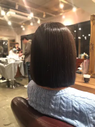 ショート カラー 韓国風カット/ 髪質改善 黒崎のヘアスタイル