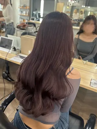 ロング カラー angelica難波 Hinaのヘアスタイル