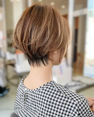 ショート 西宮/ショート/ボブ /新井優馬のヘアスタイル