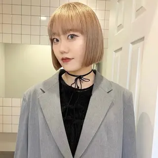 ミディアム カラー arisa/暖色 /伏見/レイヤーのヘアスタイル