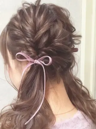 ヘアアレンジ 萱場 利恵のヘアスタイル