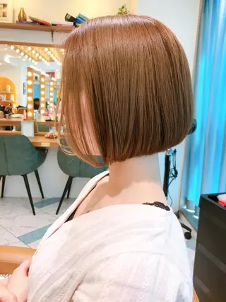 ミディアム Lond enikaのヘアスタイル