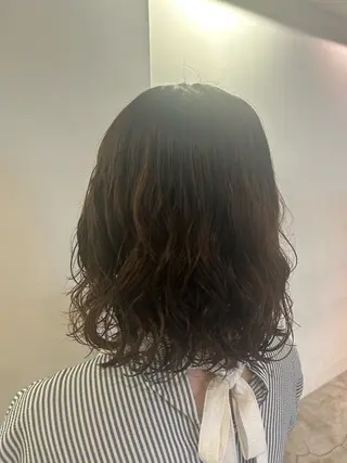 ミディアム パーマ IT by ALBUMあいりのヘアスタイル
