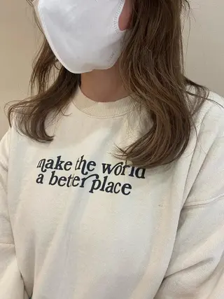 セミロング ボブ/透明感カラー 🧸YUI❤️のヘアスタイル