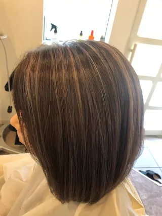 ミディアム La.fleur ラ.フルールのヘアスタイル