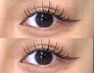 マツエク・マツパ eve🐰束間まつ毛 /透明感カラーのマツエク・マツパデザイン