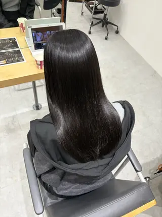 セミロング カラー SOYON西大寺店所属・ダブルカラー/ 髪質改善💎安藤のヘアスタイル