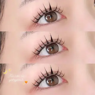 マツエク・マツパ chacha bla nc Amie 沖田のマツエク・マツパデザイン