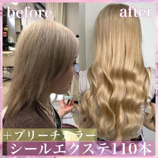 セミロング カラー ヘアアレンジ 八巻 晴香のヘアスタイル