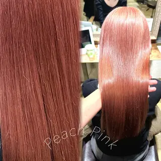 ロング あゆみ︎︎✮／ 暖色カラー／博多のヘアスタイル