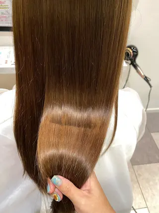 ロング 巻ける縮毛矯正/艶 カラーchika🩵のヘアスタイル