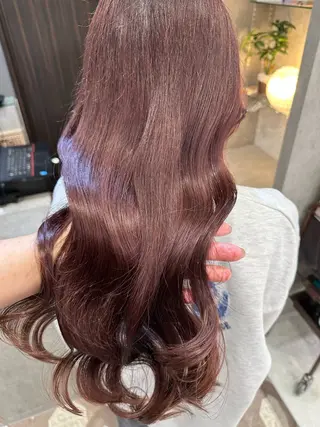 ロング カラー AYAKASA 暖色カラー/レイヤーのヘアスタイル