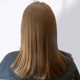 セミロング カラー 履歴修正ハイトーン TAKEのヘアスタイル