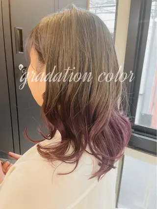 ミディアム カラー SEAGULLIII 本通店のヘアスタイル