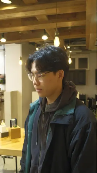 メンズ December/jingumae所属・無料メンズ パーマうえちりくのヘアスタイル