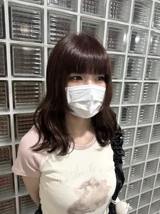 ミディアム カラー ヘアアレンジ 梅田トレンドレイヤー RISA🎀💕のヘアスタイル