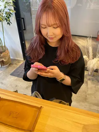 セミロング カラー 🌼ハイライト透明感 🌼maiのヘアスタイル