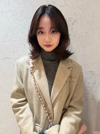 ミディアム カラー mai / linoah˚✧のヘアスタイル