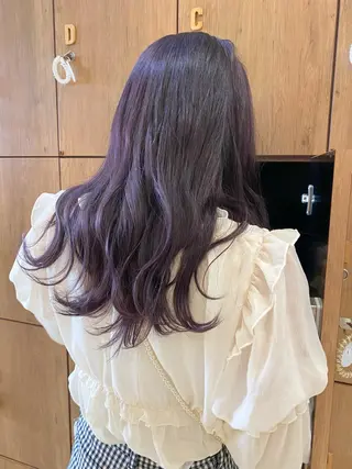 セミロング カラー riho/ブリーチ/ デザインカラー/辻堂のヘアスタイル
