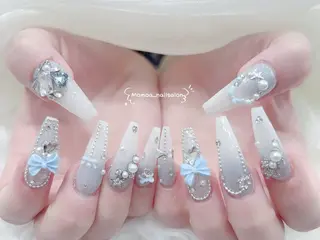ネイル MoMoA Nail ネイル長さ出し専門店のネイルデザイン
