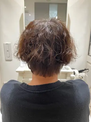 ショート パーマ ✨似合わせstyle ✨mei🦋のヘアスタイル