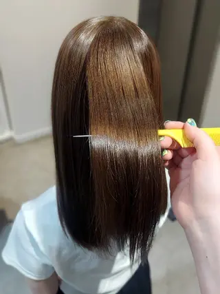 ミディアム カラー AVANCE.ens ふくながかなえのヘアスタイル