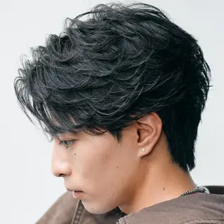 パーマ メンズ “fifth”川内 泰智／メンズパーマのヘアスタイル