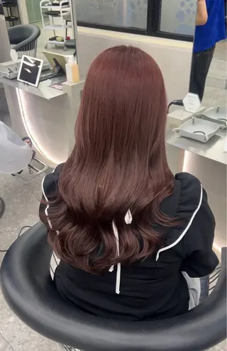 ロング カラー Hiroki 韓国ヘア🇰🇷のヘアスタイル