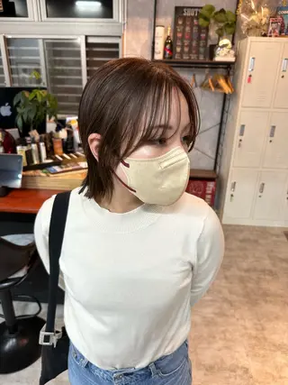 ショート C’LD hair  produce /シールドヘア所属・モテ髪/ボブ/ショー ト/アダチフウトのヘアスタイル