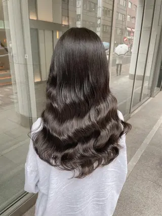 ロング カラー 【縮毛矯正特化】 kyokaのヘアスタイル