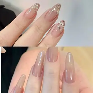 ロング 宮崎 もものネイルデザイン