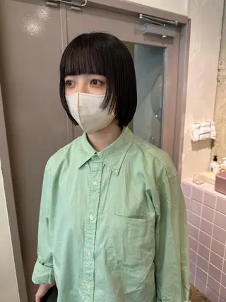 ショート カラー yupi🐈‍⬛ レイヤー/パーマのヘアスタイル