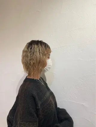 ミディアム パーマ Design Color🐰アユミのヘアスタイル