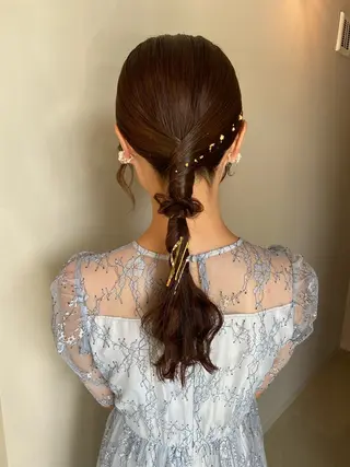 ロング ヘアアレンジ haruki所属・. nozomiのヘアスタイル