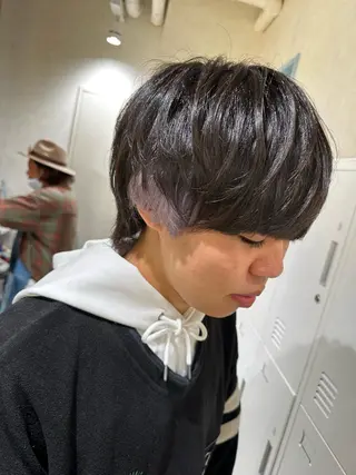 ショート カラー メンズ デザインカラー🎨 下北沢 / 磯部のヘアスタイル