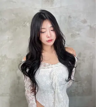 ロング カラー ‪‪❤︎‬韓国レイヤ ー❤︎/saraのヘアスタイル