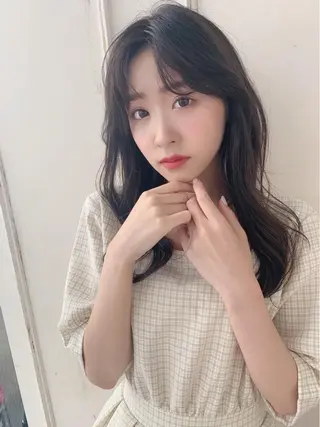 ロング カラー Sana / 韓国ヘア / カラーのヘアスタイル