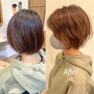 ショート パーマ 美容室Natural Spot所属・鈴木 暁斗のヘアスタイル