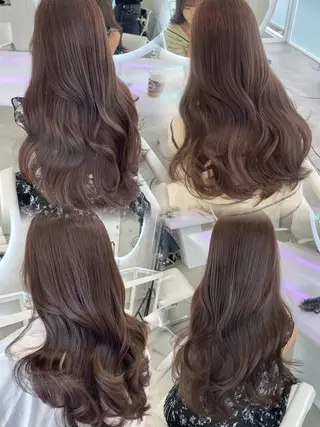 ロング カラー 透明感カラー🎀 icyきなみのヘアスタイル