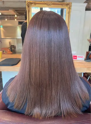 ロング パーマ ハイライト/インナー /ブリーチ/レイヤーのヘアスタイル