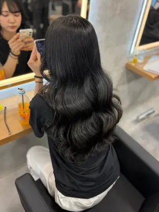 ロング カラー 🩵透明感カラー HIYO🩵のヘアスタイル